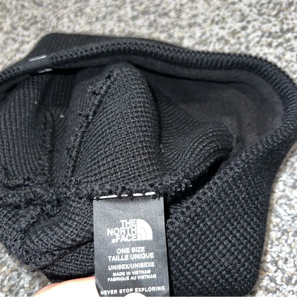 Amazon Beanie‎ Mens Black Knit Lined Hat North Face Employee Workwear Uniform